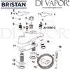 Bristan Jute Bath Shower Mixer 6 Litre Flow Limit Spares